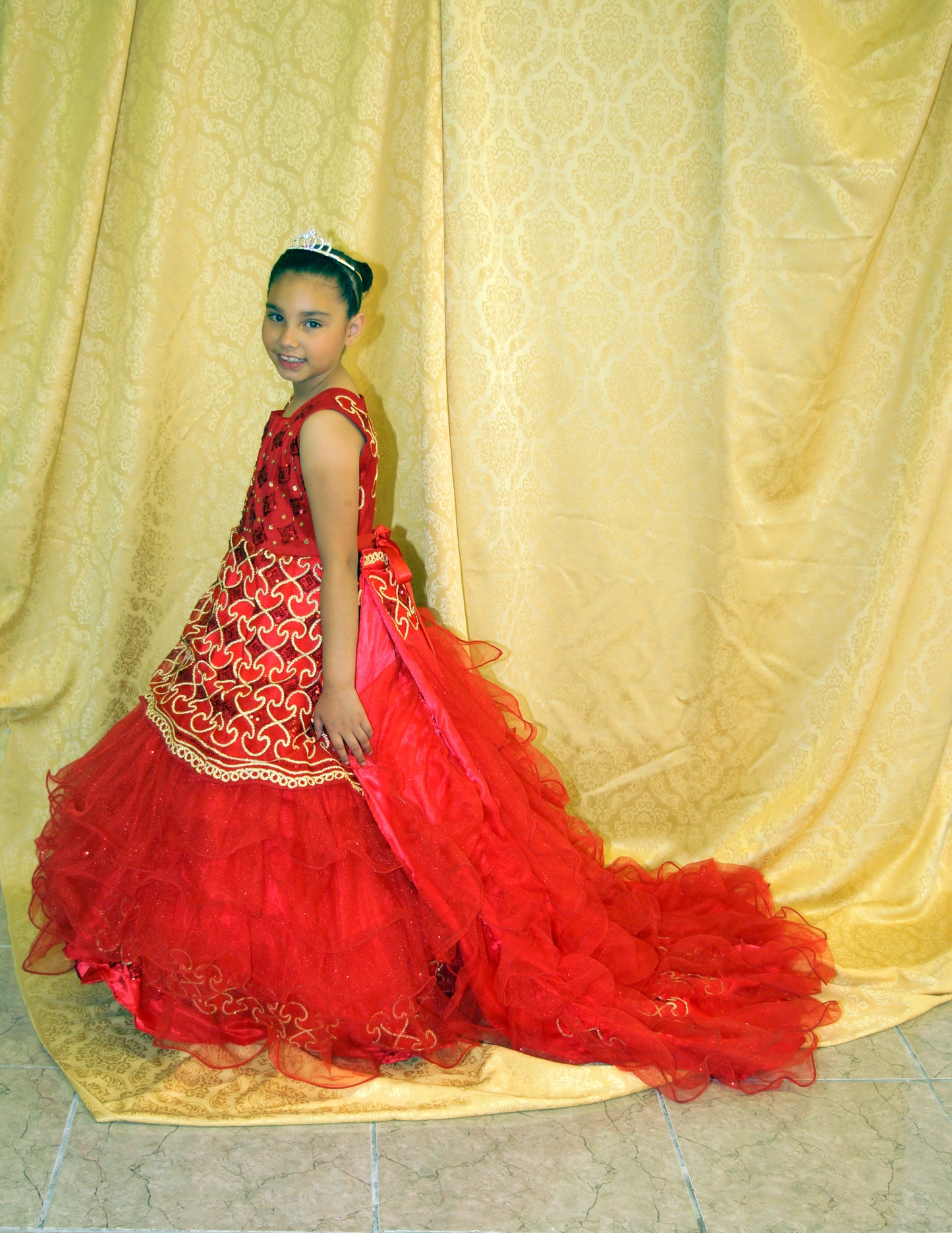 Queen of Hearts Little Girls Haute Couture