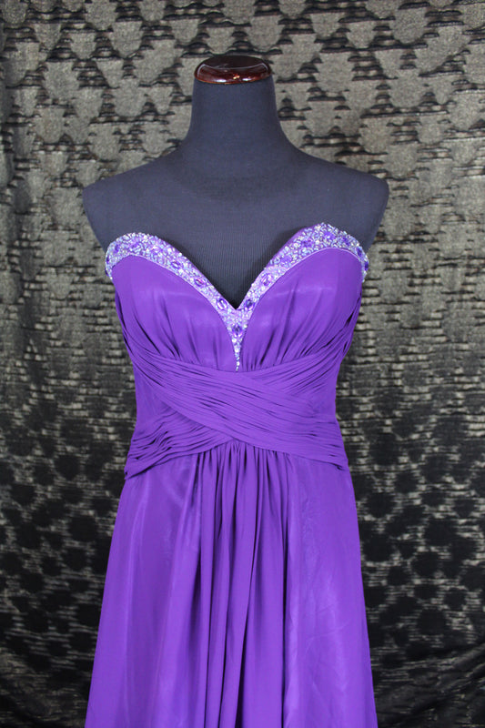 Special Occasion Prom Purple Dress