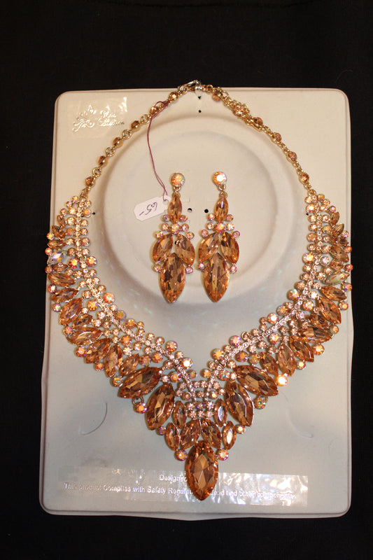 Quinceañera Pageant Fashion Jewelry Set