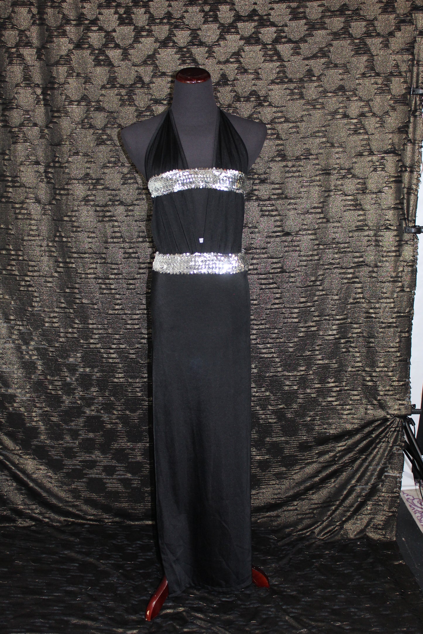 Special Occasion Black Sequence Dress